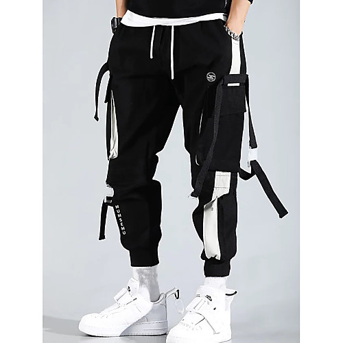 men's cargo pants Streetwear Trousers With Multi-pockets hiphop punk jogger sport harem pants spring Fall
men's cargo pants Streetwear Trousers With Multi-pockets hiphop punk jogger sport harem pants spring Fall