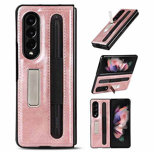 Phone Case For Samsung Galaxy Full Body Case Z Fold3 with Stand Magnetic Leather Lines / Waves PU Leather
Phone Case For Samsung Galaxy Full Body Case Z Fold3 with Stand Magnetic Leather Lines / Waves PU Leather
