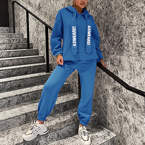 Women's Basic Plain Sport Casual Two Piece Set Hoodie Tracksuit Pant Jogger Pants Tops
Women's Basic Plain Sport Casual Two Piece Set Hoodie Tracksuit Pant Jogger Pants Tops