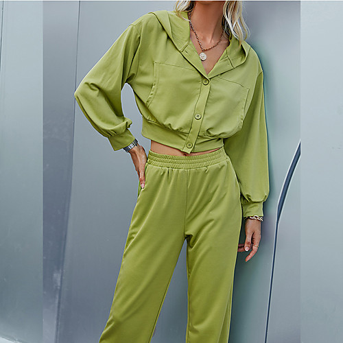 Women's Streetwear Plain Casual Daily Wear Two Piece Set Crop Top Hoodie Tracksuit Pant Jogger Pants Tops
Women's Streetwear Plain Casual Daily Wear Two Piece Set Crop Top Hoodie Tracksuit Pant Jogger Pants Tops
