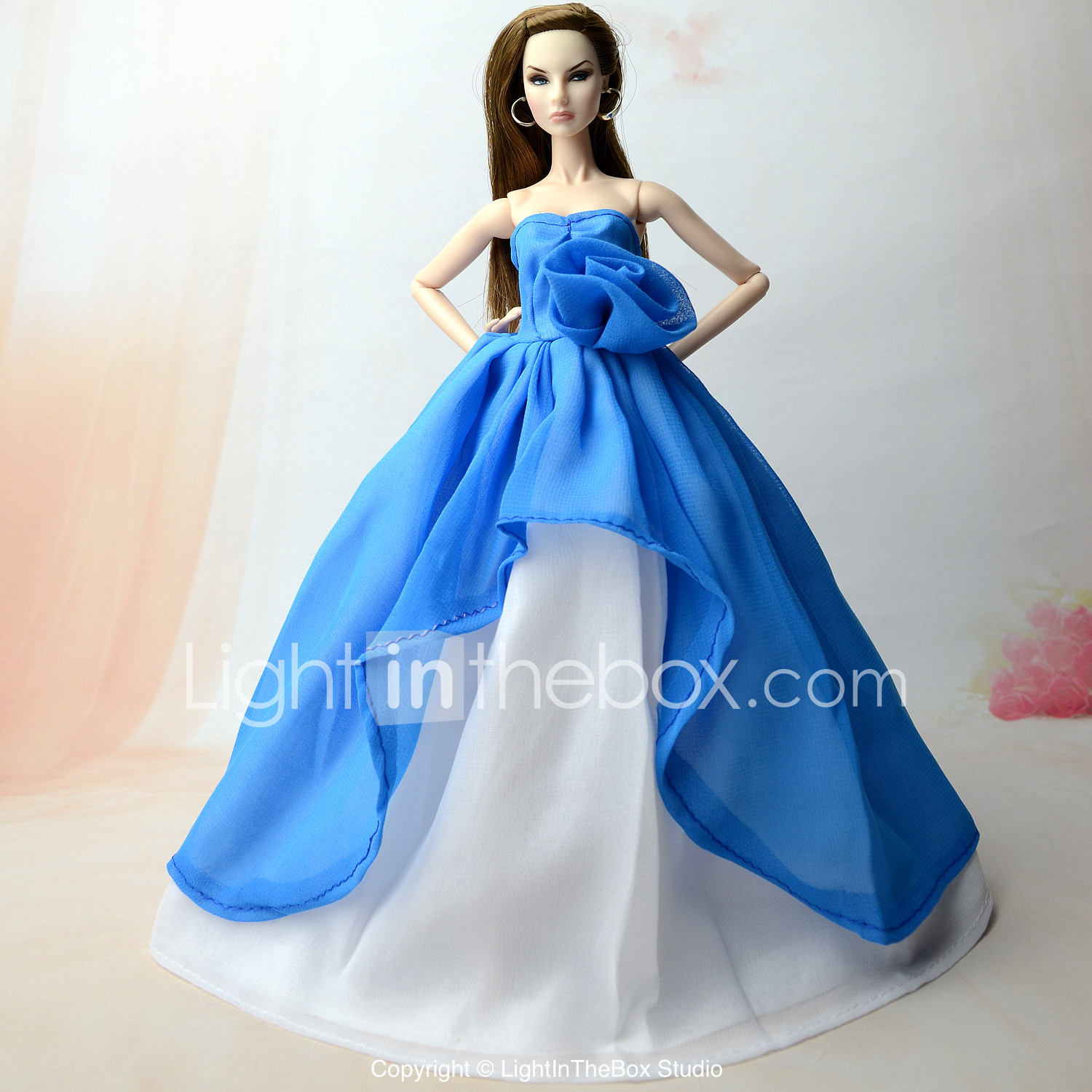 1 Pcs Fashion Sequin Sky Blue Mermaid Dress for 11/" Dolls New FJ