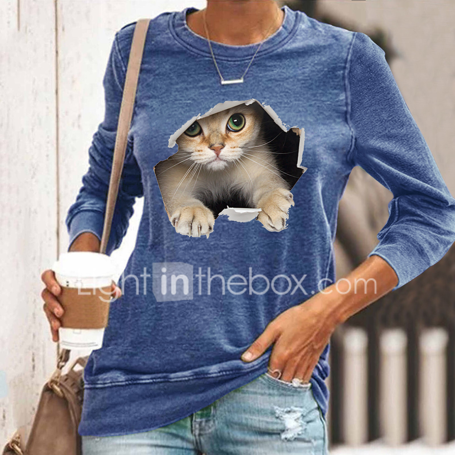 camisetas gatos mujer