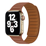 voordelige -1 pcs Slimme horlogeband voor Apple  iWatch Apple Watch-serie 7 / SE / 6/5/4/3/2/1 Zakelijke band Siliconen Instelbare Magenitische Vervanging Polsband