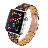 voordelige -1 pcs Slimme horlogeband voor Apple  iWatch Apple Watch-serie 7 / SE / 6/5/4/3/2/1 Zakelijke band Hars Vervanging Polsband