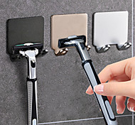 1PC Shaver Shelf Stainless Steel Razor Holder Razor Rack Bathroom Razor Hooks q 