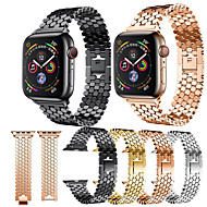Pulseiras de Relógio para Apple Watch Series 5/4/3/2/1 / Apple Watch Series 4 Apple Fecho Moderno Aço Inoxidável Tira de Pulso