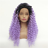 Synthetic Wig Natural Wave Natural Wave Wig Long Dark Purple