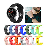 alça de pulseira de silicone esporte pulseira para samsung galáxia relógio 46mm / engrenagem s3 fronteira / engrenagem s3 clássico