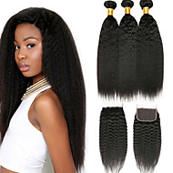 Ombre Hair Weaves Hair Bulk Curly Human Hair 8 Inch Hair
