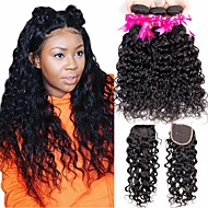 Ombre Hair Weaves Hair Bulk Curly Human Hair 8 Inch Hair