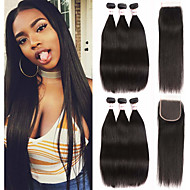 Ombre Hair Weaves Hair Bulk Curly Human Hair 8 Inch Hair