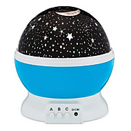 baratos -Projetor estrela lâmpada da lua luz da noite estrelada led star light lampara luna usb partido do quarto recarregável night light para criança