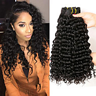 Ombre Hair Weaves Hair Bulk Curly Human Hair 8 Inch Hair