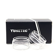 baratos -Yuhetec tubo de vidro gordo para geekvape blitzen rta 24mm 5 ml atomizador 2 pcs