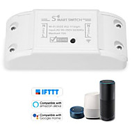 baratos -Wifi diy interruptor remoto sem fio inteligente domotica módulo controlador de luz trabalhar com alexa google home ewelink