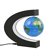 baratos -Levitação magnética quente globo flutuante c forma mapa do mundo luzes inteligentes para sala de estar / estudo / segurança do quarto / criativo / silencioso e mudo 220 v