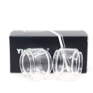 baratos -yuhetec tubo de vidro gordo para coroa 3 atomizador 2pcs