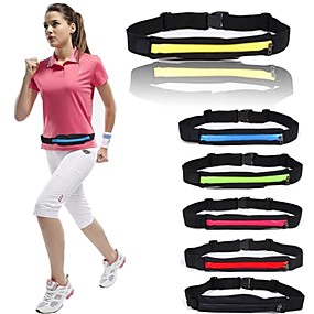 abordables Accesorios para Acampada y Senderismo-Bolso de cintura Riñoneras Bolso del teléfono celular 2-3 L para Running Maratón Pesca Carreras Bolsas de Deporte Ligero flexible ajustable Duradero Minimalista Poliéster Bolsa de Running / iPhone X