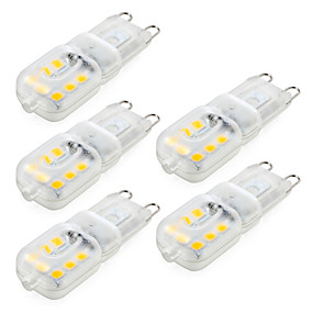 baratos Iluminação Profissional-YWXLIGHT® 5pçs 4 W Luminárias de LED  Duplo-Pin 300-400 lm G9 T 14 Contas LED SMD 2835 Regulável Decorativa Branco Quente Branco Frio Branco Natural 220-240 V 110-130 V / 5 pçs / RoHs