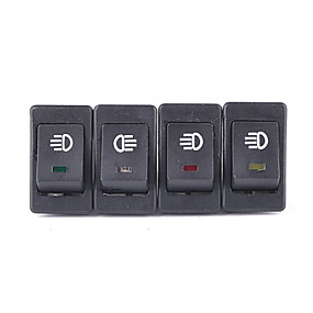 baratos Interruptores-iztoss carro auto barco roqueiro 4PIN em off de alternância spst led amarelo mudar pacote em 2pcs