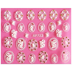 baratos Adesivos para Unhas-Autocolantes de Unhas 3D-Abstracto- paraDedo- deOutro- com1-10X7X0.1