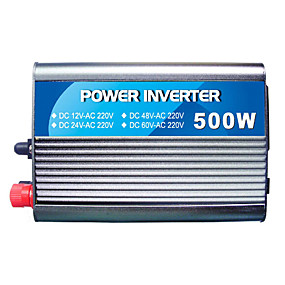 baratos Inversor de potência do veículo-onda de seno 12v da correção do conversor do poder do inversor do poder do meind 500w a 220v