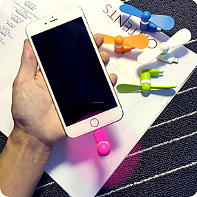 baratos Presente &amp; Papelaria-Super prático super-poder de mini telefone móvel mini ventilador para iphone 5 / 5s / 6 / 6s / 6 plus / 6s plus