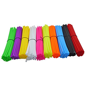 baratos Peças para Motos e Quadriciclos-36 pcs one size fit toda a motocicleta sujeira pit bicicleta roda dentada frente roda traseira falou raios tampa protetora