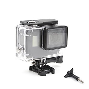 baratos Câmeras Esportivas &amp; Acessórios para GoPro-Caixa Protetora Impermeável Capinha Impermeável 1 pcs Para Câmara de Acção Gopro 5 Mergulho Surfe Esqui
