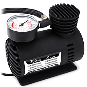 baratos Peças para Motos e Quadriciclos-Bomba de micro-ar 300psi Bomba inflável de carro 12v bomba de carro inflável bomba de carro