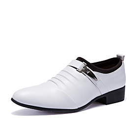 baratos Sapatos Masculinos-Homens Sapatos formais Couro Ecológico Outono / Inverno Formais Oxfords Preto / Branco / Festas &amp; Noite / Festas &amp; Noite / Sapatos de vestir / Sapatos Confortáveis / EU40