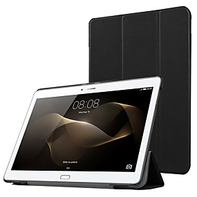 baratos Huawei Tablets Case-Capinha Para Huawei Huawei MediaPad M2 10.0(M2-A01W, M2-A01L) Capa Proteção Completa / Tablet Cases Sólido Rígida PU Leather