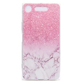 baratos Xperia XZ1-Capinha Para Sony Xperia XA Ultra / Sony / Sony Xperia X Xperia XZ1 Compact / Sony Xperia XZ1 / Sony Xperia XZ Transparente / Estampada Capa traseira Mármore Macia TPU