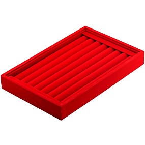 baratos Caixa de jóias e exibição-Caixas de Jóias abotoaduras Box Quadrada Linho Preto Branco Vermelho Cinzento Claro Tecido