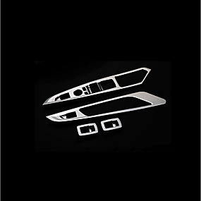 voordelige DIY Car Interiors-Autoproducten Window Lifter Switch Covers DHZ auto-interieurs Voor BMW 2017 2016 2015 2014 X6 X5