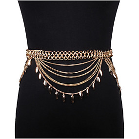 baratos Cintos de Moda-Mulheres Activo / Básico Liga, Corrente