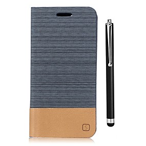 baratos LG-Capinha Para LG LG G6 / LG G5 / LG G4 Carteira / Porta-Cartão / Com Suporte Capa Proteção Completa Sólido Rígida PU Leather