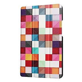 baratos Huawei Tablets Case-Capinha Para Huawei MediaPad Huawei MediaPad T3 10(AGS-W09, AGS-L09, AGS-L03) Com Suporte Capa Proteção Completa Palavra / Frase / Animal / Torre Eiffel Rígida PU Leather