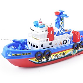 baratos Artigos para Lazer-Brinquedo de Banho Barcos de Brinquedo Piscinas Infantis Barco Náutico Sons Elétrico Favor de partido Revestimento em Plástico Brinquedos Dom 1 pcs