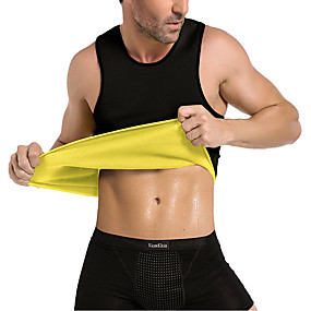 baratos Exercício e Fitness-Colete de suor Colete Modelador para Exercícios Camisola de alças de neoprene Esportes Neoprene Exercício e Atividade Física Treino de Ginástica Sem Zíper Hot Sweat Emagrecimento Perda de peso