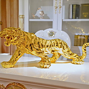 baratos Decorações em Madeira-Home Decorações, Metal Contemporâneo Moderno para Decoração do lar Presentes 1pç