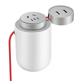 baratos Inversor de potência do veículo-mijia car power inverter dc 12v-ac 220 v 12 v 2.1 ~ 3 ma 100 w