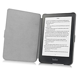 baratos Outro caso de tablets-Capinha Para KOBO kobo clara HD Com Suporte / Flip / Estampada Capa Proteção Completa Borboleta / Cenário / Torre Eiffel Rígida PU Leather