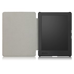 baratos Outro caso de tablets-Capinha Para KOBO Kobo Aura H2O Edition 2 Flip Capa Proteção Completa Sólido Rígida PU Leather