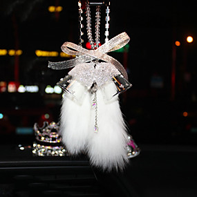 tanie Wisiorki i ozdoby samochodowe-Automobilowy Wisiorki Zawieszki i ozdoby Moda Kryształ / Feather Goose Na Univerzál Wszystkie roczniki Univerzál Kreatywne / Typ zawieszenia