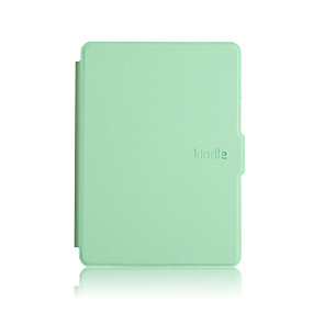 baratos Kindle 4-Capinha Para Kindle / Amazon Cobertura Traseira / Capa de Corpo Inteiro / Capa À Prova de Choque Capa Proteção Completa Sólido Rígida PU Leather