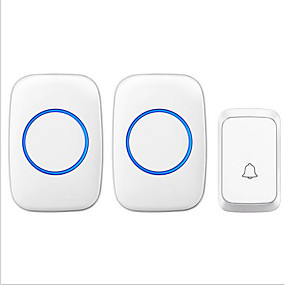 baratos Sistemas de Campainha-casa sem fio inteligente um para duas campainhas à prova d'água