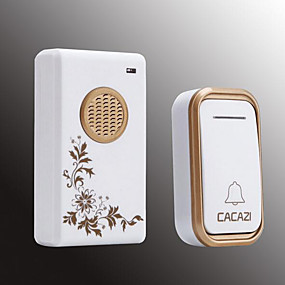 baratos Sistemas de Campainha-Casa inteligente troca campainha sem fio campainha música digital de longa distância à prova d 'água sem fio controle remoto lançador campainha ip44 à prova d' água um por um