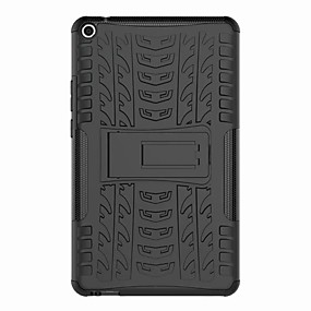 baratos Huawei Tablets Case-Capinha Para Huawei MediaPad Huawei MediaPad T3 8.0 Antichoque / Com Suporte Capa traseira Armadura Rígida Plástico