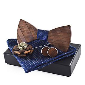 baratos É Noite de Festa-Homens Básico Gravata Borboleta Sólido